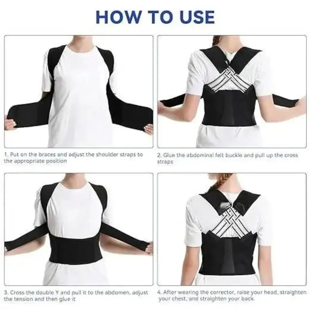 Adjustable Back Posture Corrector for Men & Women