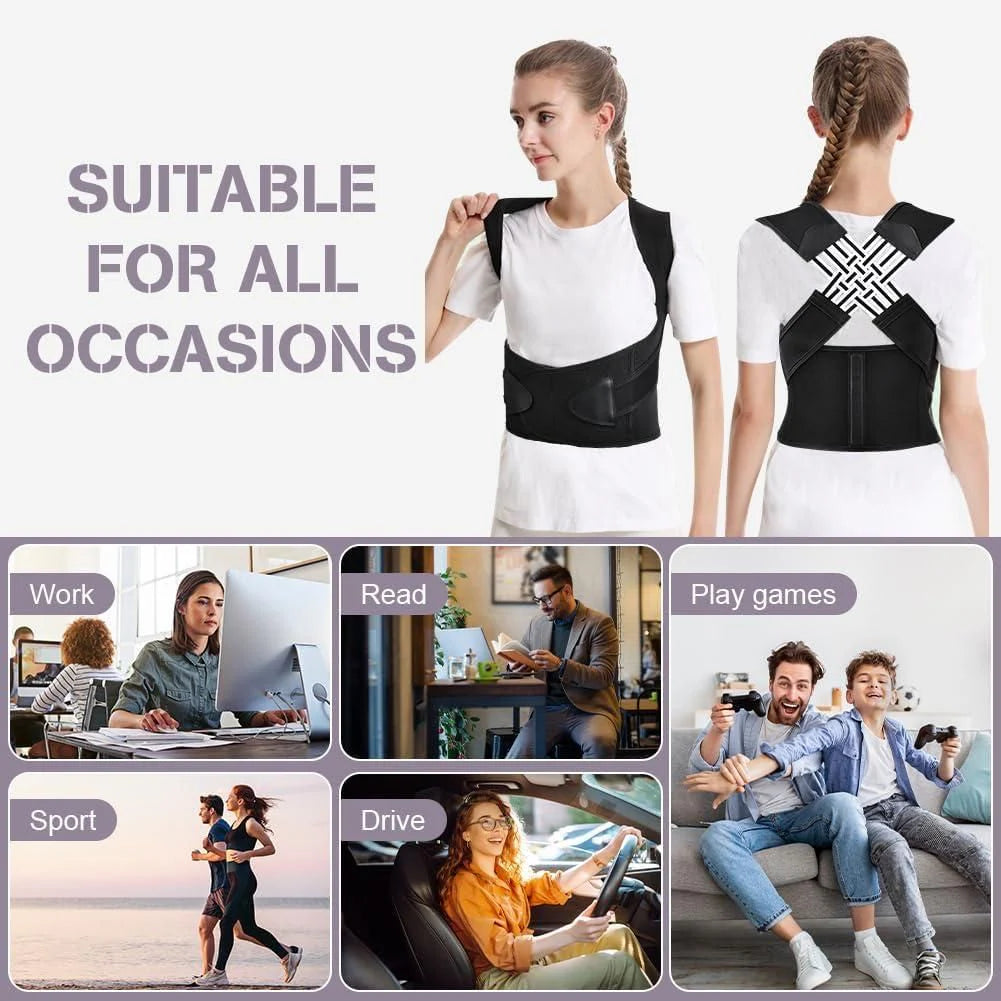 Adjustable Back Posture Corrector for Men & Women