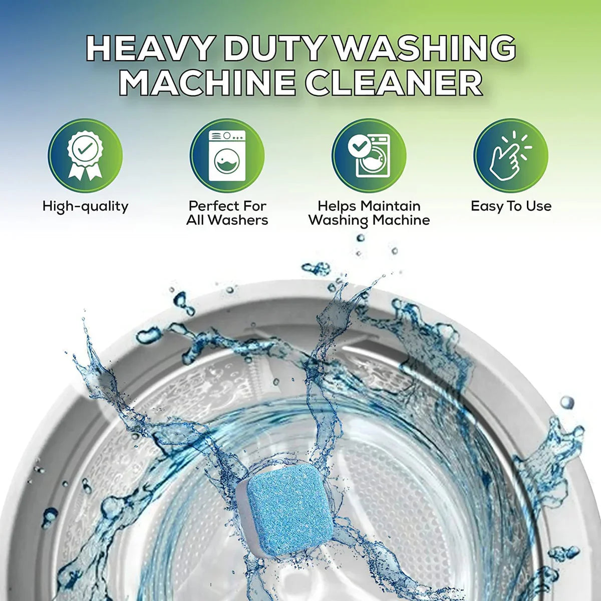 Washing Machine Deep Cleaning Tablets (Buy 10 get 10 Free)