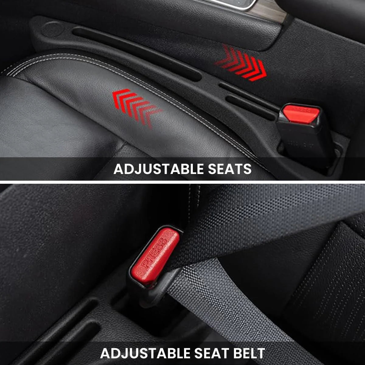 Car Seat Gap Filler EVA Car Organizer (Pack of 2)