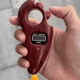 Mala Jaap Counter - Digital Finger Counter for Prayer
