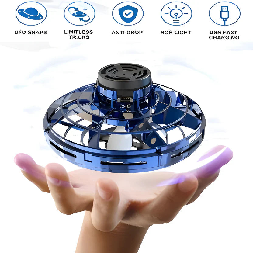 Magic Boomerang Spinner | 360° Flying Ball | Gesture Controlled | LED Show