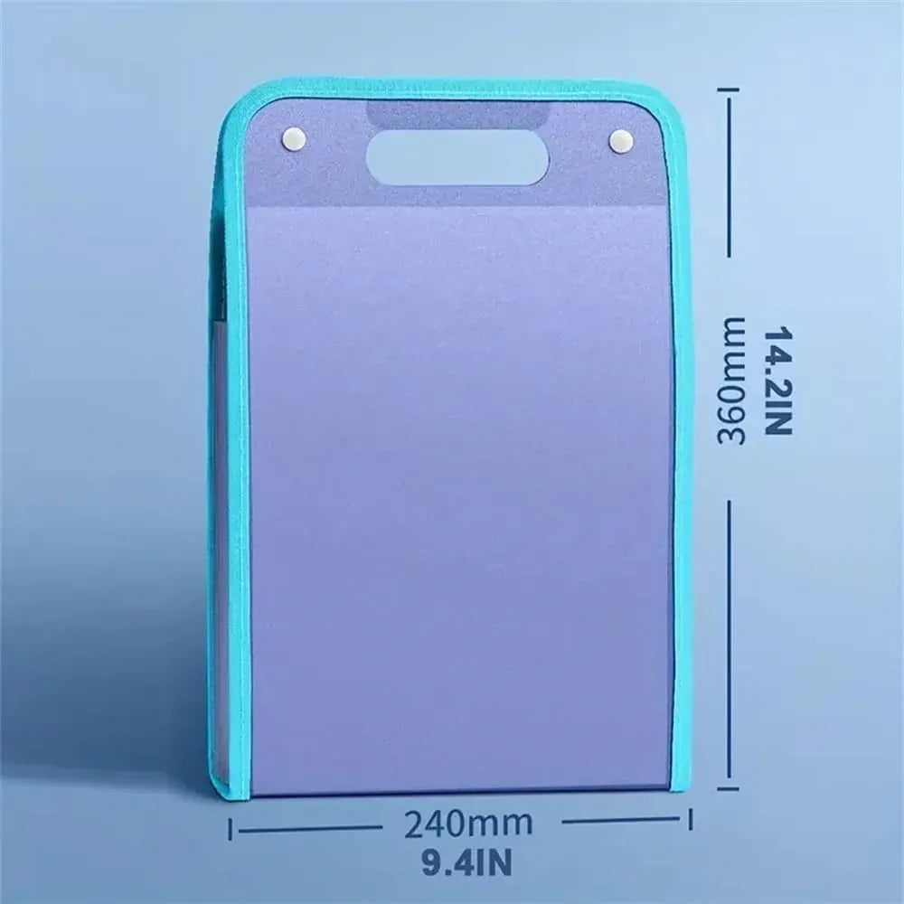 Portable 13 Layer File Folder Bag