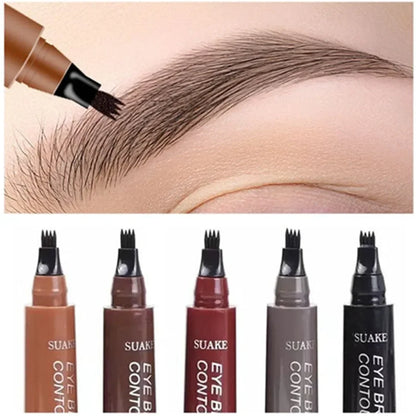 Eyebrow Pen Waterproof 4 Points Long Lasting - (BUY 1 GET 1 FREE)