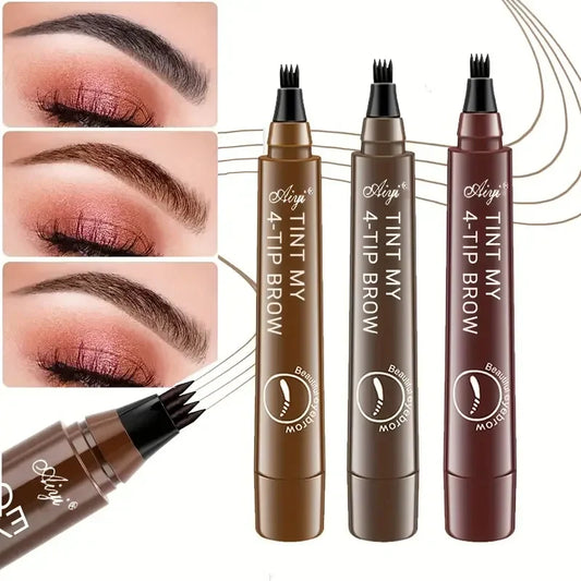 Eyebrow Pen Waterproof 4 Points Long Lasting - (BUY 1 GET 1 FREE)