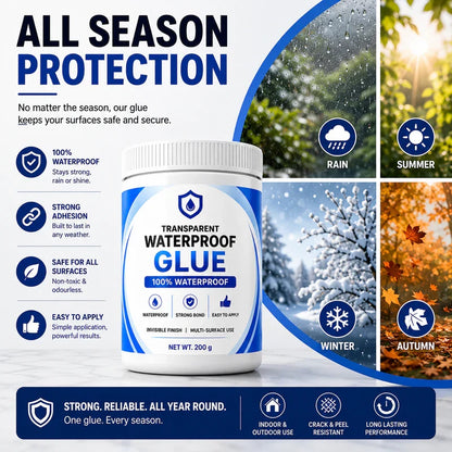 Transparent Waterproof Glue + Free Brush © ( BUY 1 GET 1 FREE )