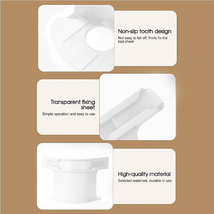 Smart Bed Sheet Holder Straps - Adjustable Corner Clips