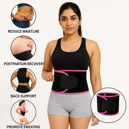 Adjustable Waist Trimmer Sweat Belt