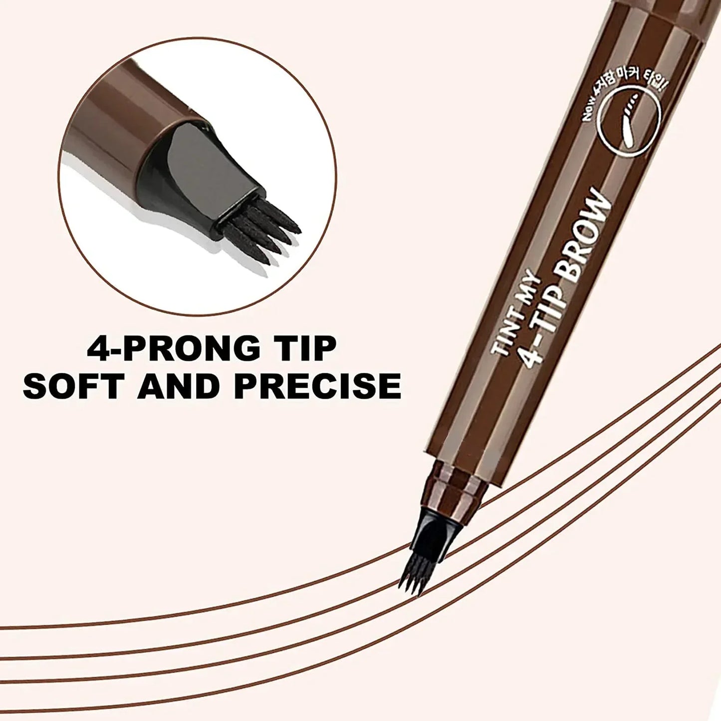 Eyebrow Pen Waterproof 4 Points Long Lasting - (BUY 1 GET 1 FREE)
