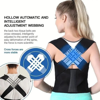 Adjustable Back Posture Corrector for Men - Women