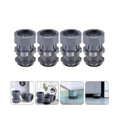 Washing Machine Footpads Adjustable Height  | Anti vibration pad (Pack Of 4)