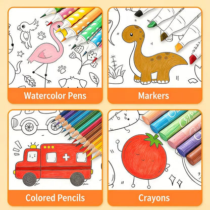 Kids Coloring Drawing Roll ( Buy 2 Get 2 Free ) 30 * 300 Cm