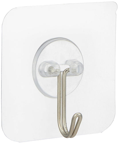 Heavy-Duty Adhesive Wall Hooks Bathroom & Bedroom Hooks (Pack of 20)