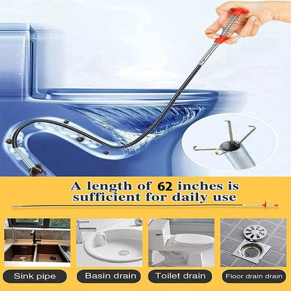 FlexiClean Sink Clean Steel Pipe- 360 degree movement