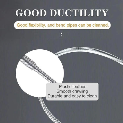 FlexiClean Sink Clean Steel Pipe- 360 degree movement