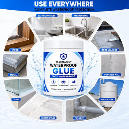 Transparent Waterproof Glue + Free Brush © ( BUY 1 GET 1 FREE )