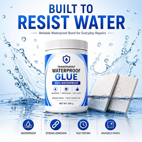 Transparent Waterproof Glue + Free Brush © ( BUY 1 GET 1 FREE )