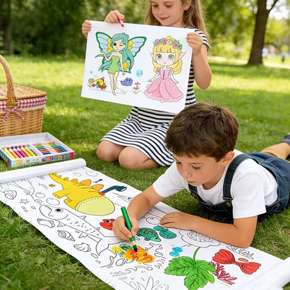 Kids Coloring Drawing Roll ( Buy 2 Get 2 Free ) 30 * 300 Cm