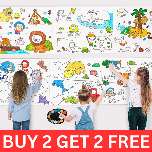 Kids Coloring Drawing Roll ( Buy 2 Get 2 Free ) 30 * 300 Cm