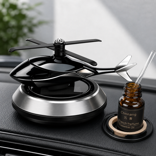 Solar-Helicopter Car Air Freshener