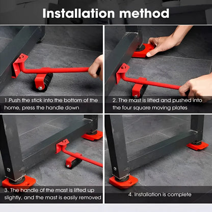 Heavy Furniture Lifter Tools with Sliders for Easy and Safe Shifting