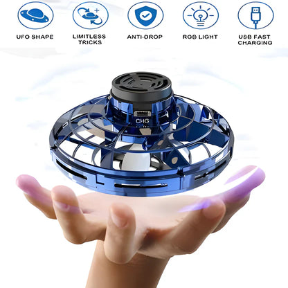 Magic Boomerang Spinner | 360° Flying Ball | Gesture Controlled | LED Show