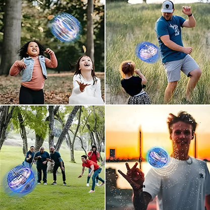 Magic Boomerang Spinner | 360° Flying Ball | Gesture Controlled | LED Show