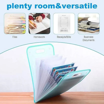 Portable 13 Layer File Folder Bag