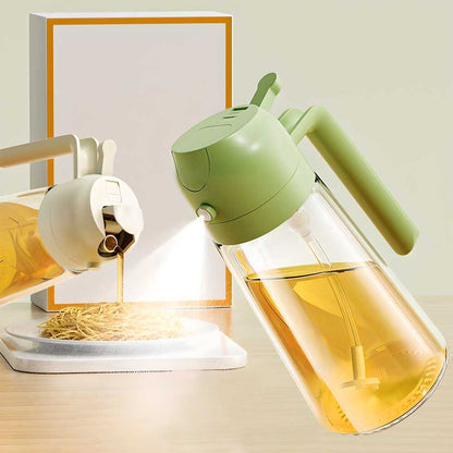 2 in 1 - Portable Sprayer Oil Dispenser - 500ml