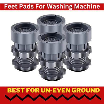 Washing Machine Footpads Adjustable Height  | Anti vibration pad (Pack Of 4)