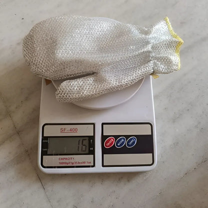 Ultimate Bamboo Fiber Wire Dishwashing Gloves - Tough Kitchen Scrubber (2-Pack)